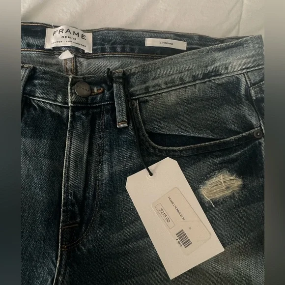 Frame Distressed Denim Jeans